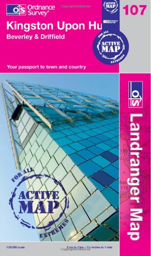 Kingston Upon Hull, Beverley & Driffield (OS Landranger Active Map)