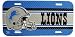 NFL License Plate Detroit Lions