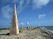 Photo Jigsaw 16x12 (40x30cm) An obelisk on the beach to guide ships in up the salt by Robert Harding