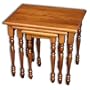 Nesting Tables (3) Turned Leg-Cherry