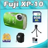 Fujifilm FinePix XP10 12MP Digital Camera w/ 5x Dual Image stabilized Optical Zoom, 2.7
