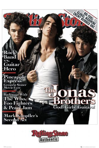 Jonas Brothers Rolling Stone - Maxi Poster - 61 cm x 91.5 cm