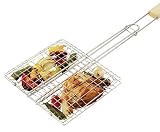 Faringdon Collection Barbecue Grill with Wooden Handle