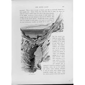 THE FRYING PAN OLD PRINTS c1880 CORNWALL