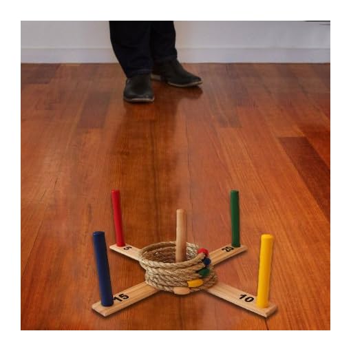 Ring Toss Set Quoits Game for Kids & Adults Indoor or Outdoor Game