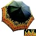 Punk Rock Retro FLAMES Rain Umbrella