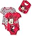 Disney Baby Girls' Mouse Three-Piece Set, Minnie Pink, 6-9 Months