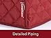 Covermates Keepsakes – Can Opener Cover – Dust Protection - Stain Resistant - Washable – Appliance Cover, Red