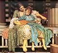 Music Lesson Lord Frederick Leighton Art Print