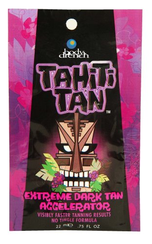 Childrens Toyshop  Health & Personal Care : Body Drench Tahiti Tan Extreme Dark Tan Accelerator lotion 0.75oz sachet