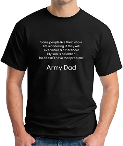 ACBshop Awesome Tee Army Dad No Problem Son Tee Shirt Black Size XXX-Large