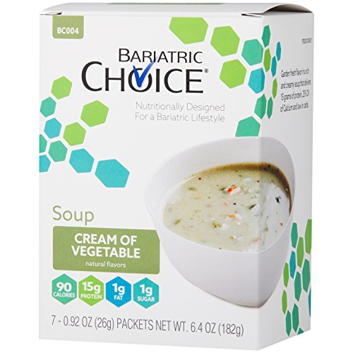 Bariatric Choice High Protein Soup Mix / Low Carb Diet Soup (Cream of Vegetable) (7 Servings/Box)