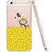 iPhone 6 Case, ESR iPhone 6s Case Clear Soft Silicone Back Cover One Piece Bumper Case [Mania Series] [Shock Absorbent] for 4.7 inches iPhone 6/iPhone 6s(Bananaworm Monkey)