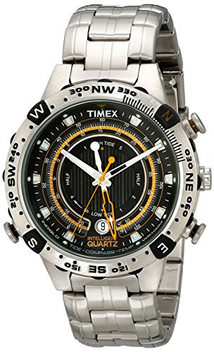 Timex Men s T2N738 Intelligent Quartz Adventure Series Tide Temp Compass Bracelet Watch