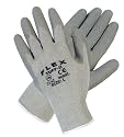 MCR Safety C9688VL Flex Tuff II Multitask Gloves, Dipped Latex On String Knit, Large