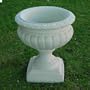 Large Cast Stone Fluted Urns - 2 pk.