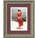Beachside Stroll Framed Print by Pino Framed