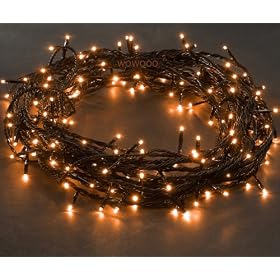 180x Micro LED COPPER/ORANGE fairy lights, 12.5m of LEDs, Christmas Festive - 3632-860 - low energy