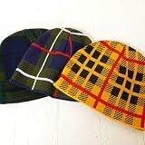 deuse ニューヨークハット（NEWYORKHAT）#4815 Tartan Beanie 大柄チェックニットビーニー