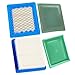 HIFROM 36046 Air Filter with 36634 Pre Filter for Tecumseh Oh95 Oh195 Ohh50 Ohh55 Ohh60 Ohh65 Vlv50 Vlv55 Vlv60 Vlv66 Vlv126 4 5.5 Hp Engines