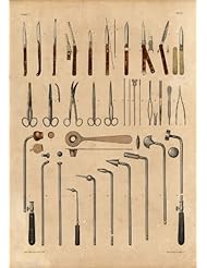 Home: Antique Medical Anatomy Print-SURGICAL INSTRUMENT-LANCET-Pl. 17-Bourgery-1831 - ThePrintsCollector