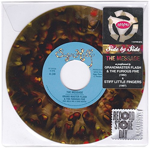Grandmaster Flash - Grandmaster Flash / Stiff Little Fingers: Side By Side - The Message Vinyl 7