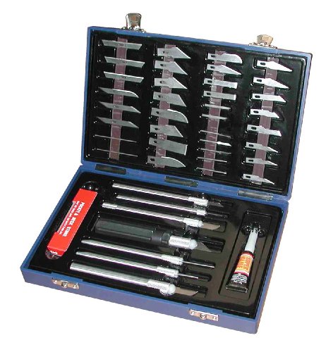 KR Tools 19100 Pro Series 52-Piece Modeling Knife Set