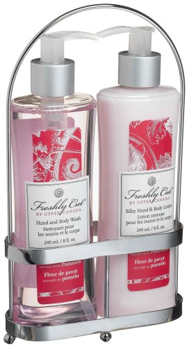 Upper Canada Soap & Candle Floral Caddy, Poppy Flower & Pummelo by Upper Canada Soap & Candle