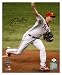 Brad Lidge Philadelphia Phillies - 2008 World Series Pitching - Autographed 8x10 Photograph