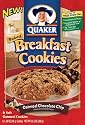 Quaker Breakfast Cookies Oatmeal Chocolate Chip, 6-Count Boxes (Pack of 6)