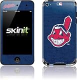 Skinit Cleveland Indians - Solid Distressed Vinyl Skin for iPod Touch (4th Gen)