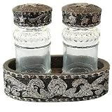 Cowboy Westen Sheriff star SALT and PEPPER SHAKER and New by Rainbow