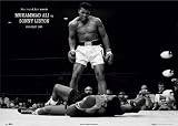Muhammad Ali vs. Sonny Liston Sports Poster Print, 36x24