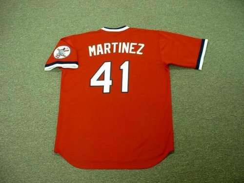 VICTOR MARTINEZ Cleveland Indians Majestic Cooperstown Throwback Baseball Jersey, XL