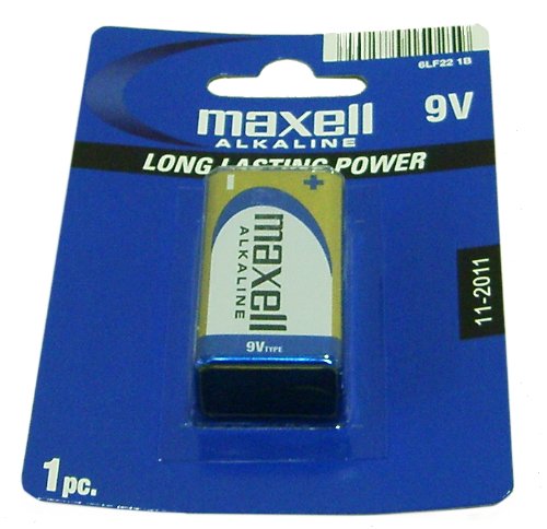 1 Maxell Alkaline 9V Batterien 6LF22 im Blister 1 Maxell Alkaline 9V Batterien 6LF22 im Blister