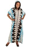 Divinity of the Earth Cotton Caftan Kaftan with Matching Headwrap – Available in Several Colors