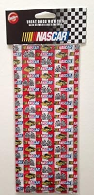Nascar Treat Bags With Ties Party Favor goodie by Wilton