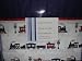 Hillcrest Fine Linens Chain of Trains Sheet Set Twin Size White
