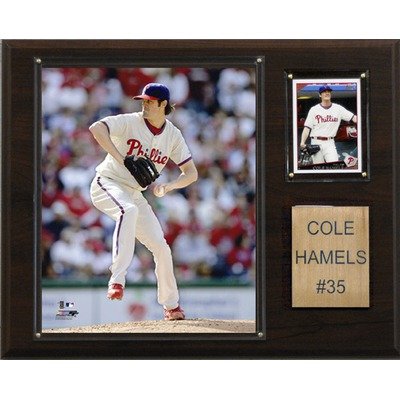 MLB Philadelphia Phillies Cole Hamels Player Plaque