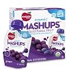 Revolution Foods Organic Mashups Squeezable Fruit, Grape, 4 - 3.17 oz Packets, (Pack of 6)