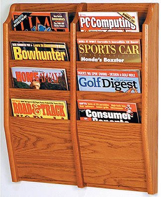 See Wooden Mallet MR24-8MO Magazine Rack