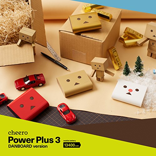 cheero Power Plus 3 13400mAh DANBOARD Auto-IC機能搭載 モバイルバッテリー オリジナルカラー CHE-067