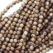 Desert Jasper 4mm Round Beads Yellow Brown/15 Inch Strand