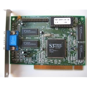 Dell 58699 S3 ViRGE On Board 86c325 - 9627 ba4923 1 - Powergraph 64 2MB PCI VGA Video Graphics Accelerator Card