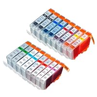 16 Pack Compatible Canon CLI 8 , CLI-8 , CLI8 2 Green, 2 Cyan, 2 Photo Cyan, 2 Photo Magenta, 2 Magenta, 2 Red, 2 Yellow, 2 Small Black for use with Canon PIXMA Pro9000, PIXMA Pro9000 Mark II. PIXMA Pro 9000, PIXMA Pro 9000 Mark II. Ink Cartridges for inkjet printers. CLI 8C , CLI 8M , CLI 8R , CLI 8Y , CLI-8 C , CLI-8 M , CLI-8 Y , CLI-8C , CLI-8M , CLI-8R , CLI-8Y , CLI8 C , CLI8 M , CLI8 Y , CLI8C , CLI8M , CLI8R , CLI8Y