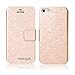 Coromose Durable Gold Hot Card Holder Wallet Leather Case Cover for Iphone 5 5s