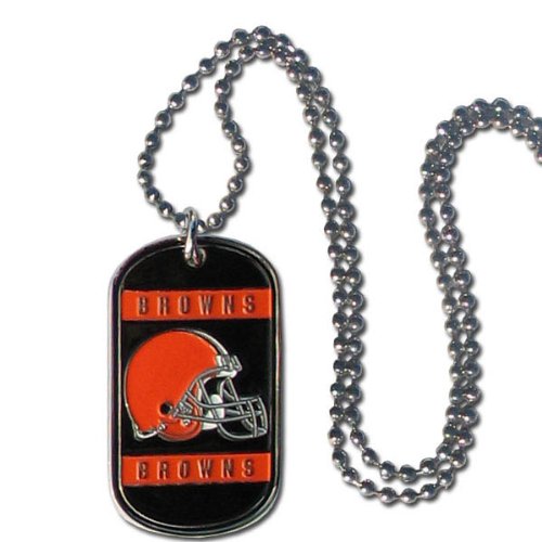 NFL Cleveland Browns Dog Tag Necklace