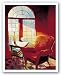 Red Chair 2 by Robert Burridge 14"x11" Art Print Poster