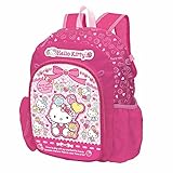 ハローキティ 3ポケット 機能リュックサック キャラクターリュックサック キャラクターバック 入学 入園 通園 遠足 fo-066470x