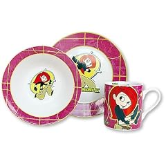 Geschirr-Set / Fr�hst�ck-Set f�r Kinder Kim Possible